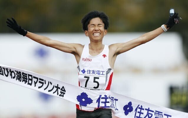 鈴木選手　マラソン