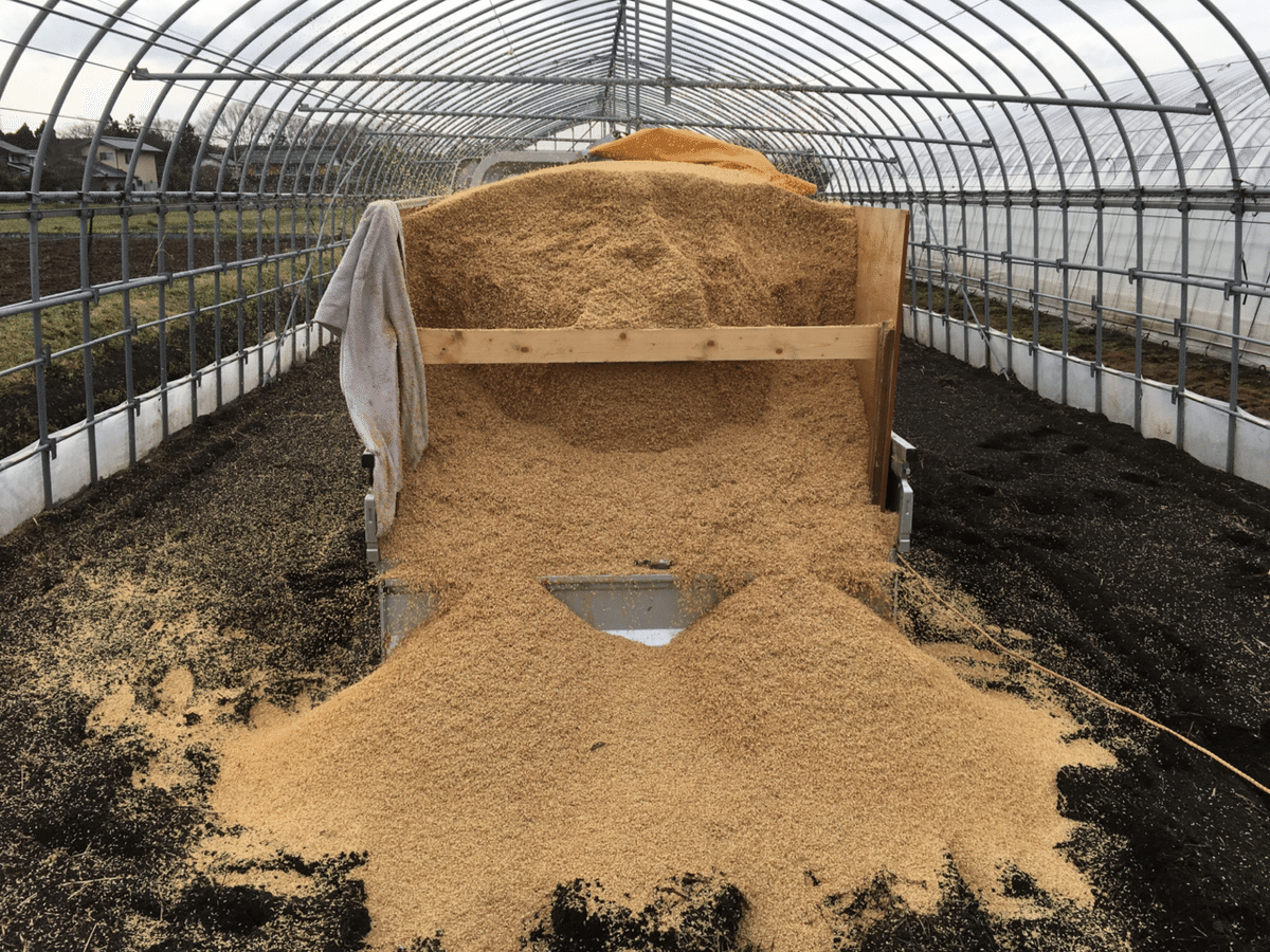 籾殻またもらってきました。｜オオハラケイ＠鳥取で新規就農