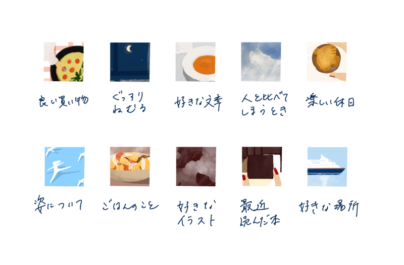 自分の見てきた美しいものを おみやげのように贈る Tasty Life Note