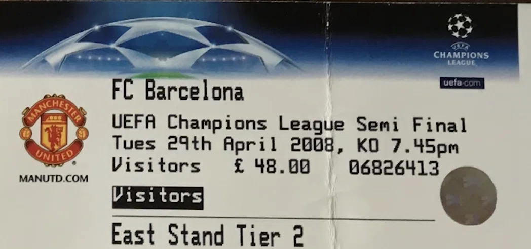 私のサッカーの忘れられないシーン '07-'08 CL準決勝 2nd leg