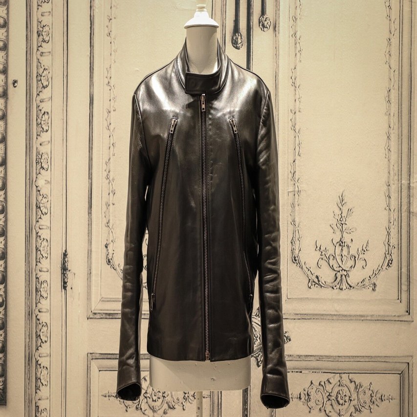 美品 52 00SS 初期 マルジェラ ライダース ハの字 初期 2000春夏 Yahoo!オークション - マルジェラ最初期ハの字ライダース 01AW