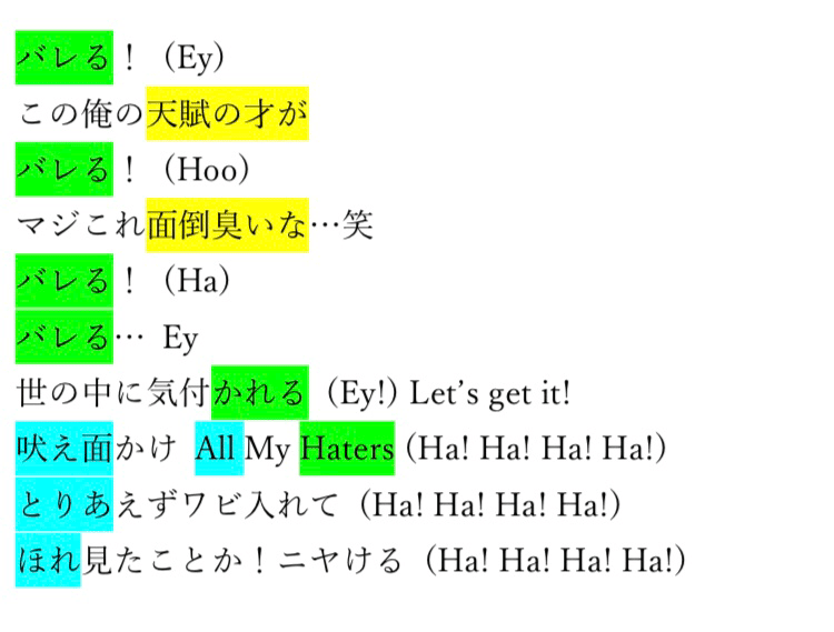 Creepy Nuts バレる の歌詞考察 堕天狗 Note