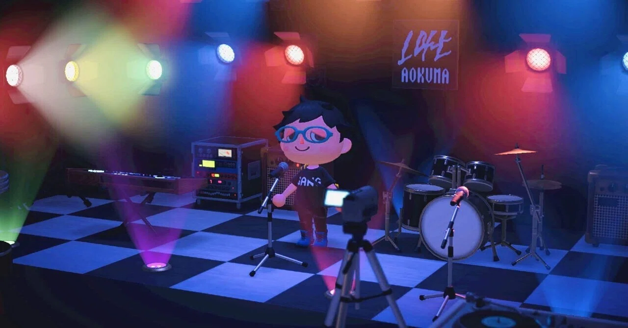 自粛期間にライブハウスを作った話【あつまれ どうぶつの森】｜アオクマ
