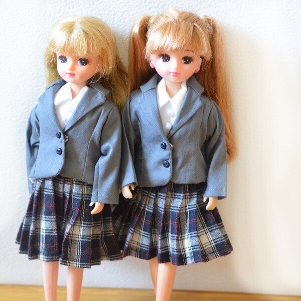 22cmドールサイズのテーラードジャケットの型紙｜りんごぽん