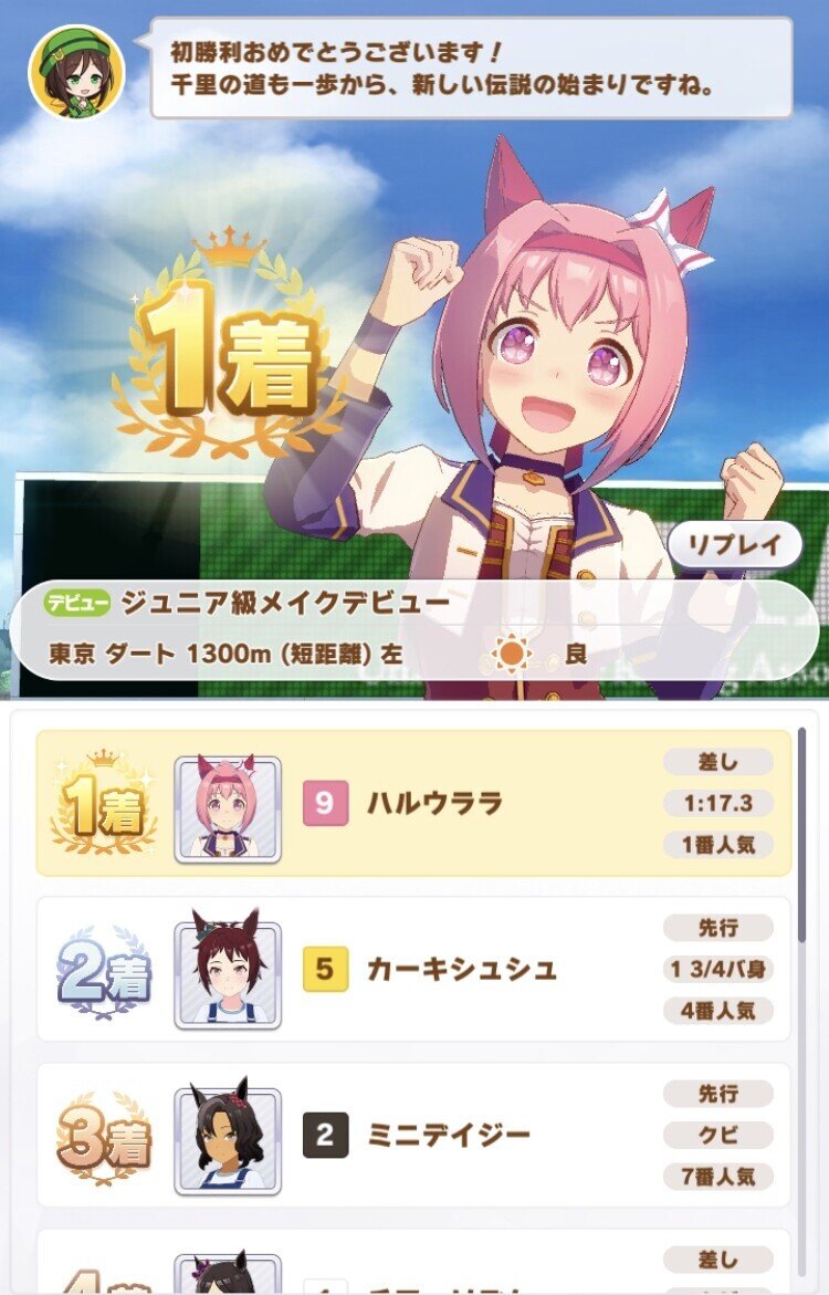 ウマ娘のハルウララのパフォーマンスを真剣に分析してみた｜ダート