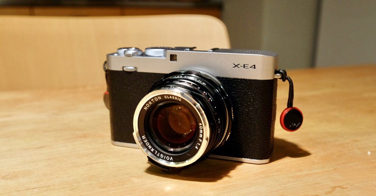 X-E4 meets Voigtländer NOKTON Classic 40mm F1.4 MC｜temoki