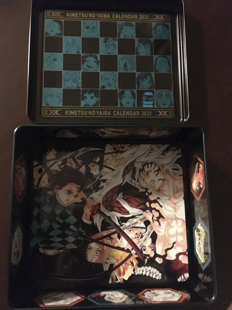 閑話休題 鬼滅の刃 特製缶入り 日めくりカレンダーが想像以上に素晴らしかった件について はるさん Note