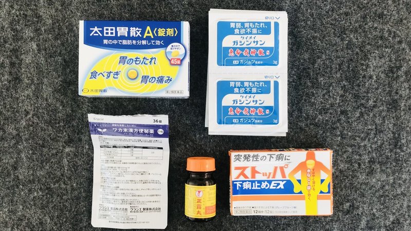 持参した日本の市販薬 海外長期旅行向け Maf Note