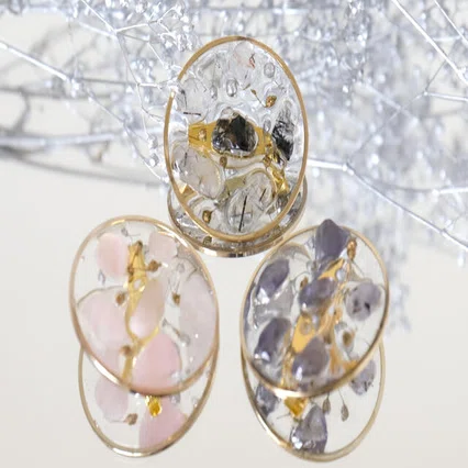紫陽花 宝石のような煌めく華やか箔帯 色っぽかっ