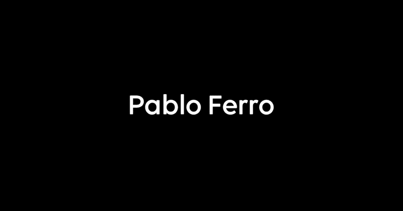 Pablo Ferro - 「古き良き」から学ぶモーショングラフィック