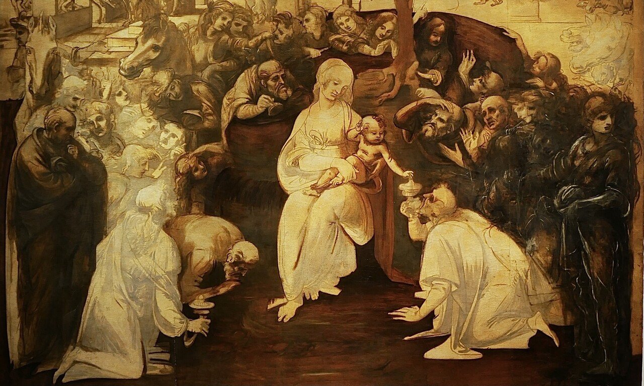 東方三博士の礼拝》レオナルド・ダ・ヴィンチ｜チャオ！フィレンツェ