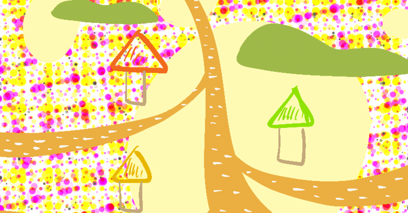 今日のイラスト 街並み山並み 描きました みうちえ Note