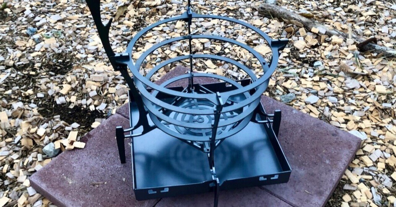 超精巧×オシャレな焚き火台！トリパス・グルグルファイヤー！｜NEO