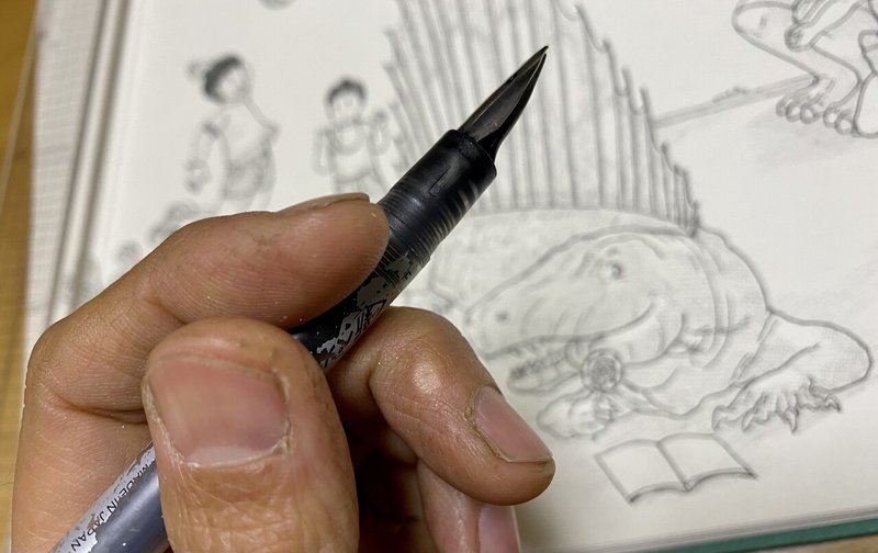 お絵かきペンダコや 愛用お絵かきペン先 Masa ペン画制作 英語 Toeic勉強の記録 Note