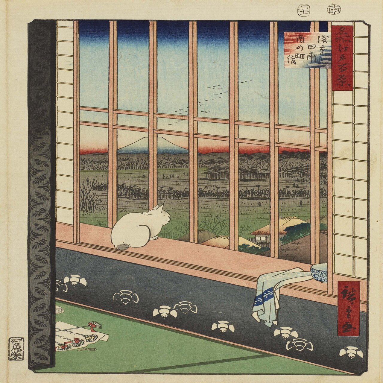 オンライン展覧会 浮世絵動物園ー歌川広重 名所江戸百景 太田記念美術館
