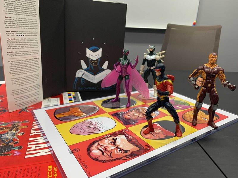 イラストレーターインタビュー スーペリア フォーズ オブ スパイダーマン 嘘つきは泥棒 ヴィラン のはじまり Shopro Books アメコミ編集部 Note