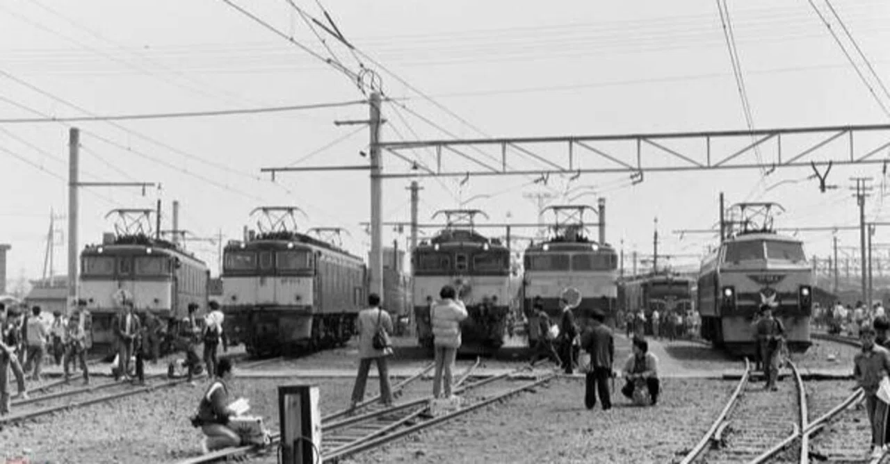 木曽福島機関区　1985年　置き物 国鉄末期の機関区一般公開 機関車たちの晴れ姿を撮る｜乗りもの
