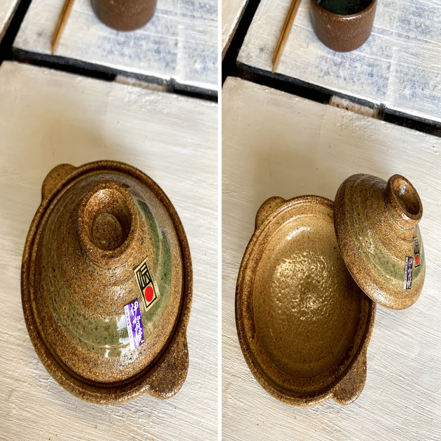 伊賀焼 勉山窯 狸 陶芸 旧家 蔵出し品 骨董 陶器 焼き物 茶道具 茶器 供箱-