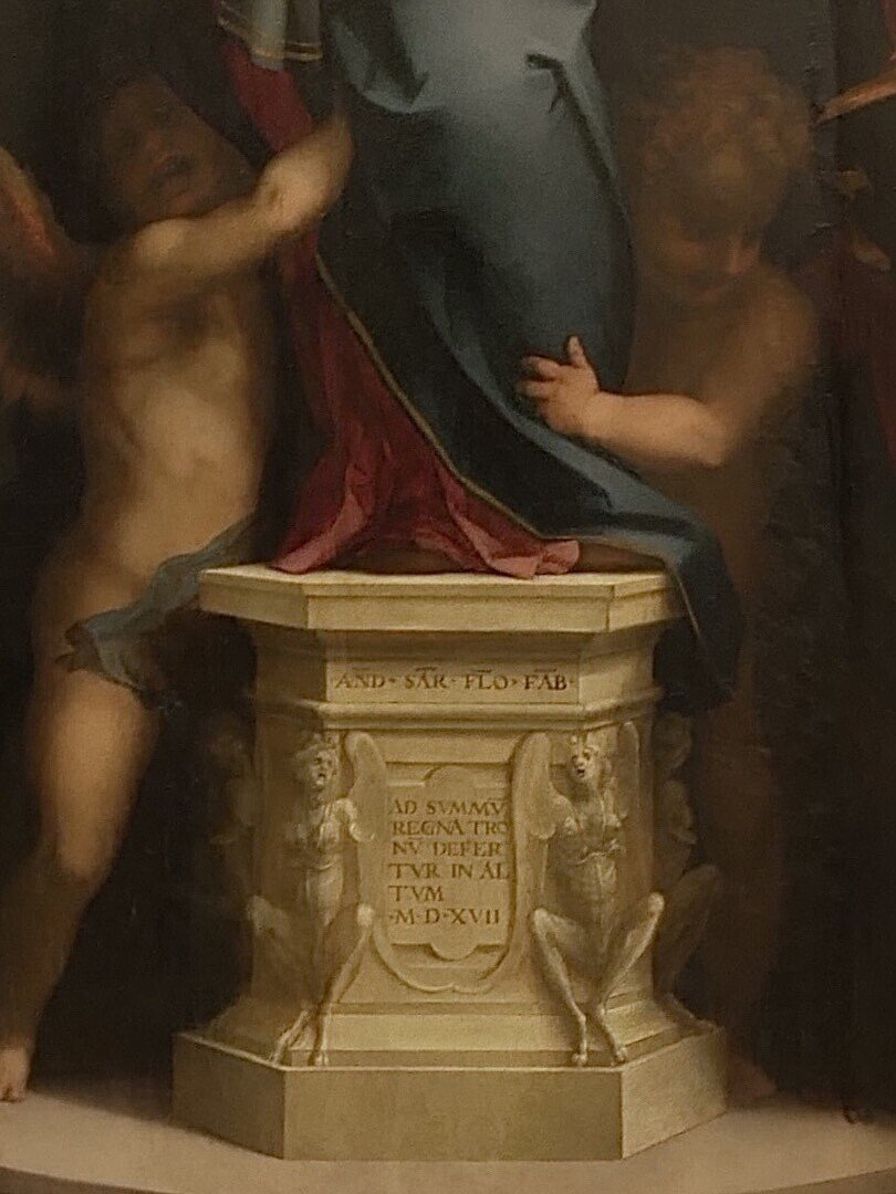 キリスト教美術 アルピエの聖母 彫像 (アンドレア • デル • サルト画から) アルピエ（ハルピュイア）の聖母 彫像（アンドレア・デル