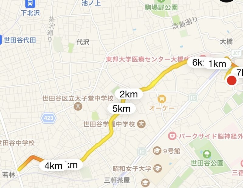 ラン日記 Vol 3 基本コースb 烏山川緑道 Me Things Note