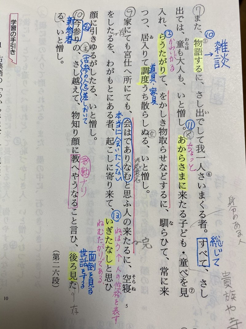 古文の教科書が出て来た 皐月あやめ Note