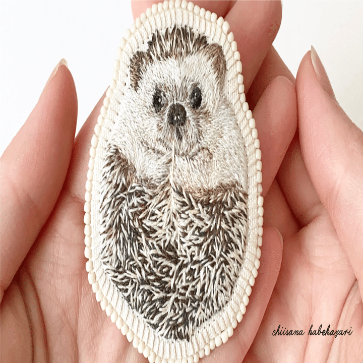 ちいさないきもの刺繍 004 005 ちいさなかべかざり Note