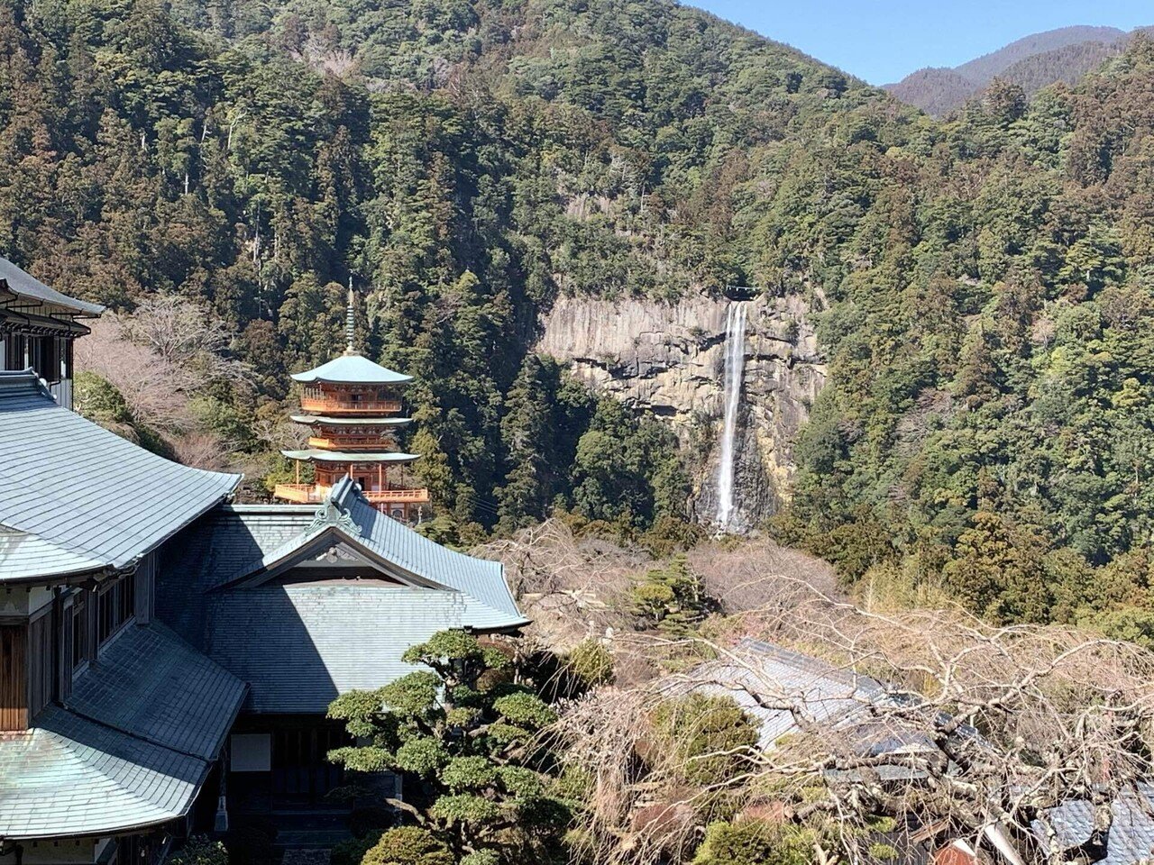 2月22日、南紀への旅～那智山青岸渡寺・熊野那智大社｜中岡