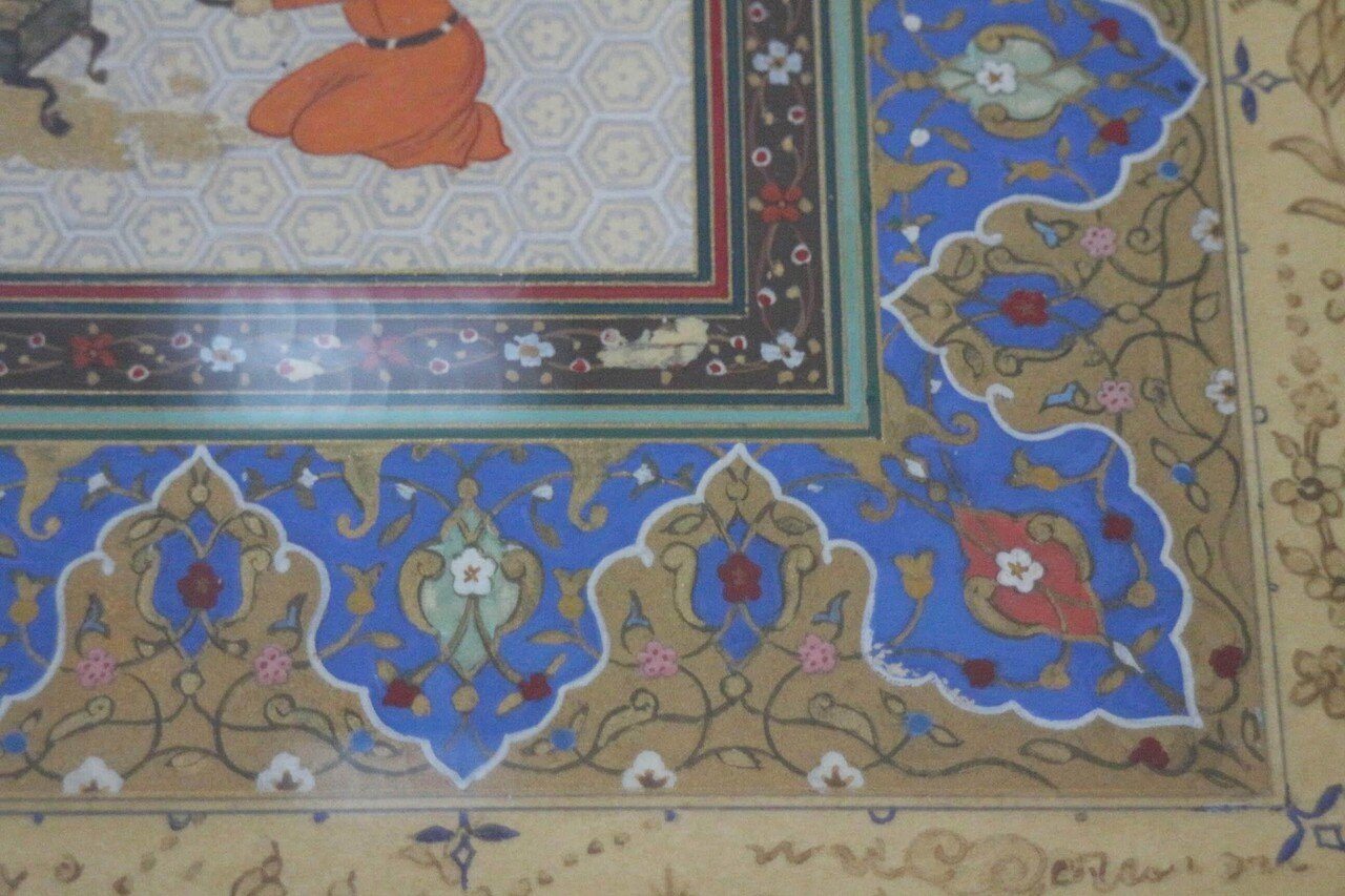 ウズベキスタンの伝統文化といえばミニアチュール（細密画）。実際に