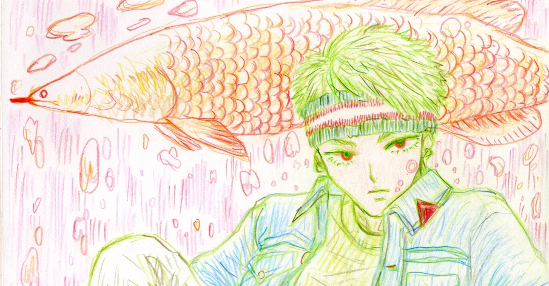 イラスト 水の中は静かだから好き にじの ゆに Note