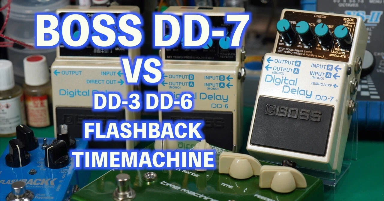 BOSS DD-7の修理と聴き比べ｜ebi-san