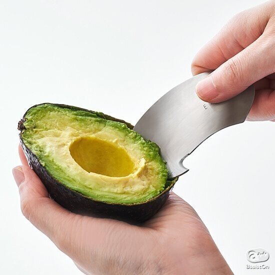 簡単に 安全に アボカドの皮むきと種取りができる専用ツール Assiston Note