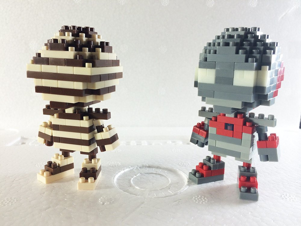 オリジナルナノブロック作品はじめの一歩 ティラミスマンを作ってみる其の2 完 Daiju Note
