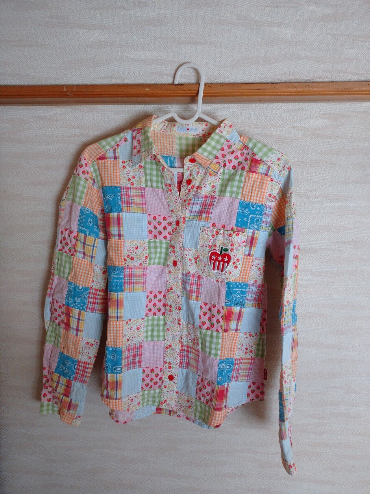 劇レア ANGEL BLUE 150田中さん フード付きニットカウチン【エンジェル