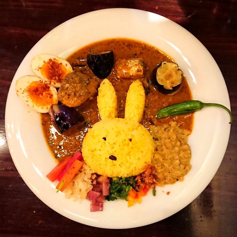 21 03 08 サバカリー スパイスタマゴとなすーんトッピング Curry Corry ちょびのび Note