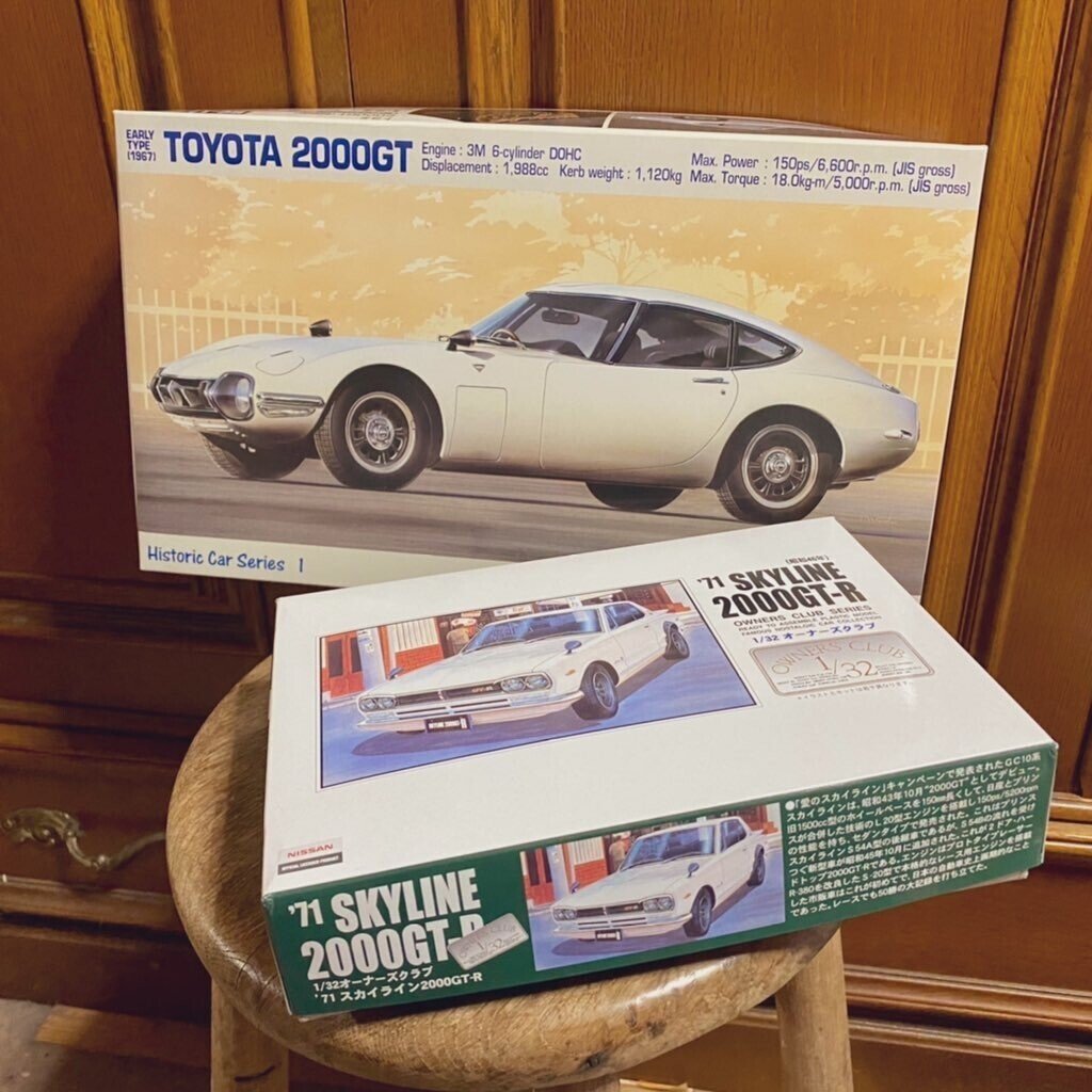 値下げ交渉OK】トヨタ2000GTプラモデル 汚れ、部品の不足あり