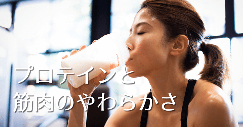 プロテインを飲むのは筋肉をつけるため いえいえ 筋肉を柔らかくするのにも必要 しおん 地球とヒト本来の力を取り戻す ゼロ化共育者 Note