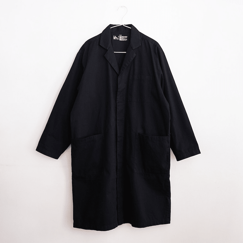 無印良品 メンズショップコートを妻が着る 河野純一 なかよし夫婦の無印良品パトロール Note