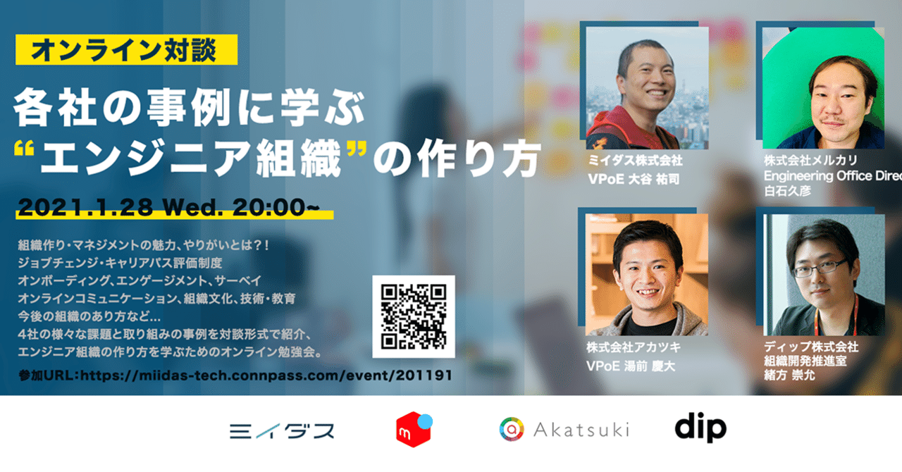 各社の事例から学ぶ エンジニア組織の作り方 Miidas Tech Note