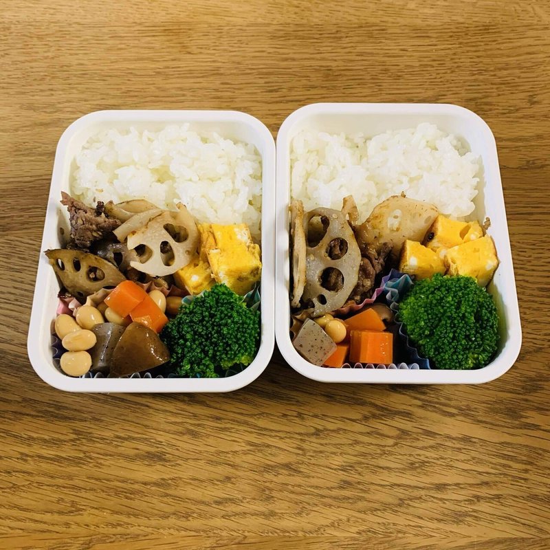 今日の夫婦のお弁当 Moena Note