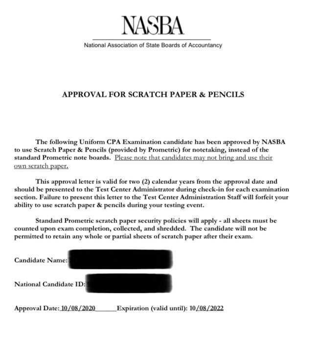 Uscpaへの道 Far合格までの旅2 テスト当日と結果 Masajuju1123 日出ずる国から来たサムライ会計士を目指せ Note