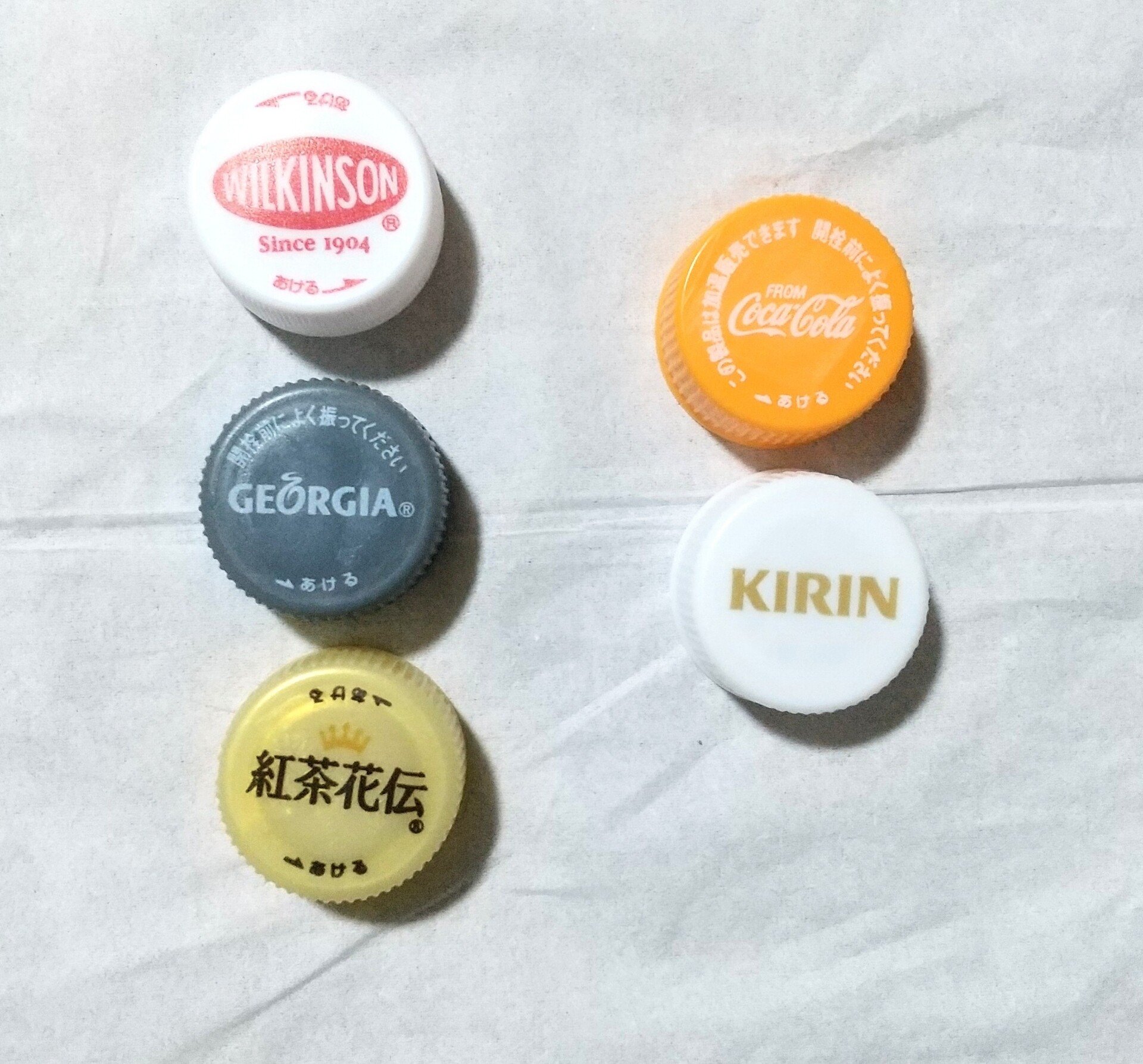 ペットボトルキャップの観察｜じよう