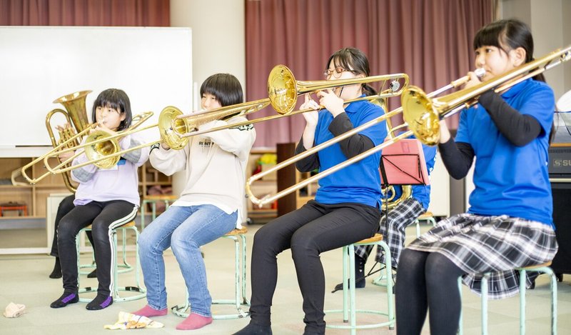 4本のトランペットからはじまった金管バンドのスプリングコンサート 東温市 愛媛県 4本のトランペットからはじまった金管バンドのスプリングコンサート 東温市 愛媛県