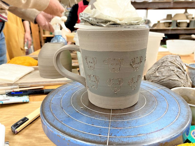 No 31 夫のお母さんにあげる犬柄マグカップ 作成編 Nao 陶芸主婦 Note No 31 夫のお母さんにあげる犬柄マグカップ 作成編 Nao 陶芸主婦 Note