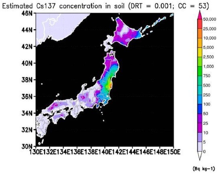 放射性セシウムによる汚染