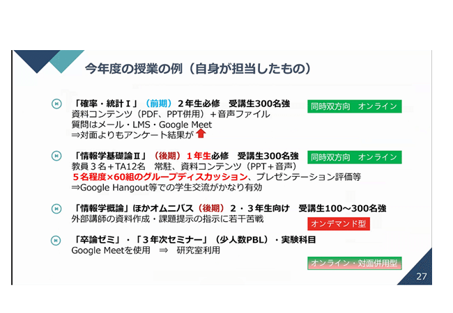 法政大学情報メディア教育研究センター Itを活用したオンライン教育支援 シンポジウム21 Zozo3 Note