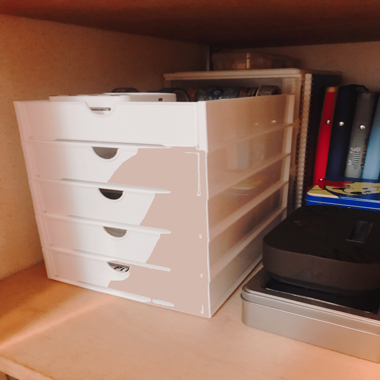 セリアの引き出しボックス ラックで 文房具収納 はじめました あや Note