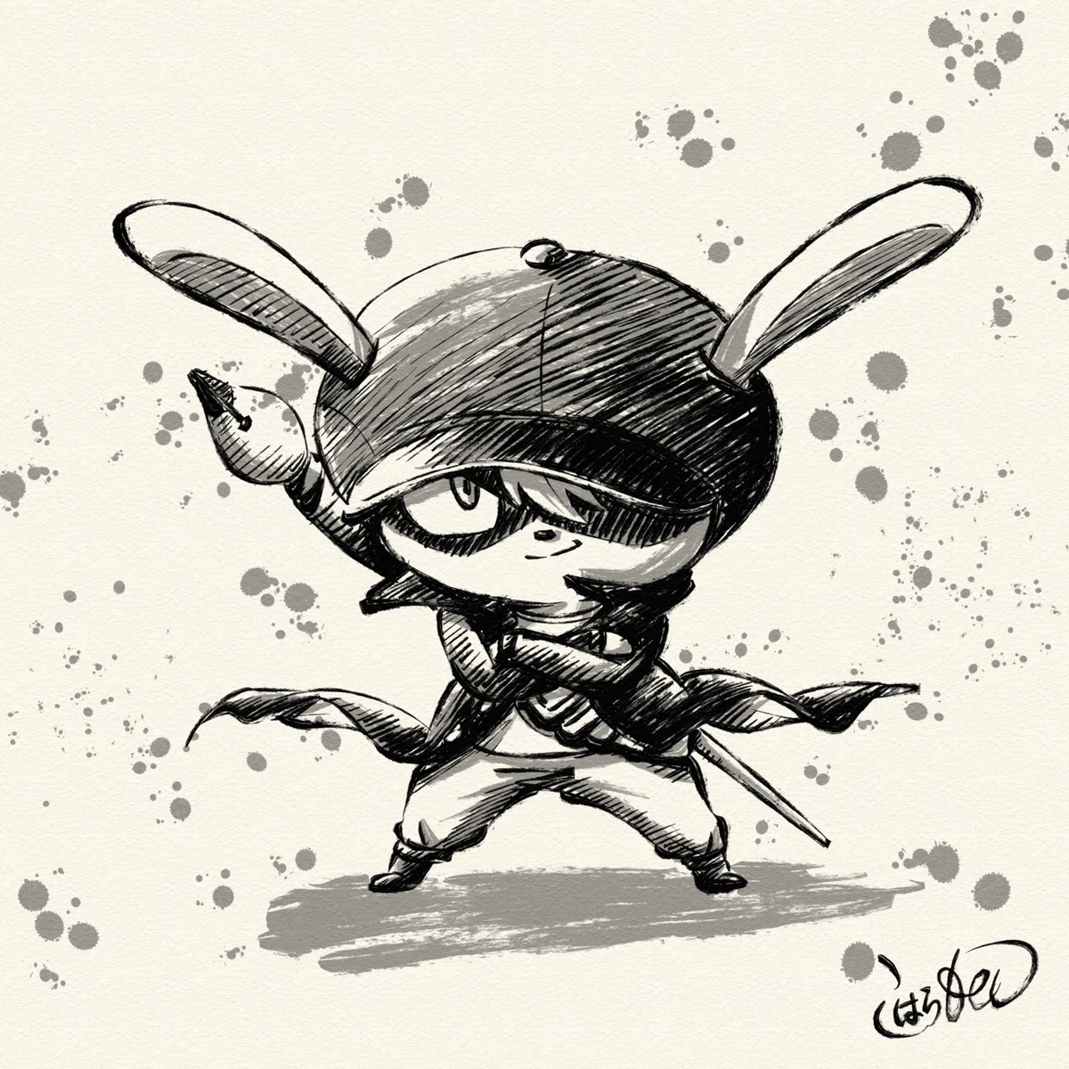 墨絵2