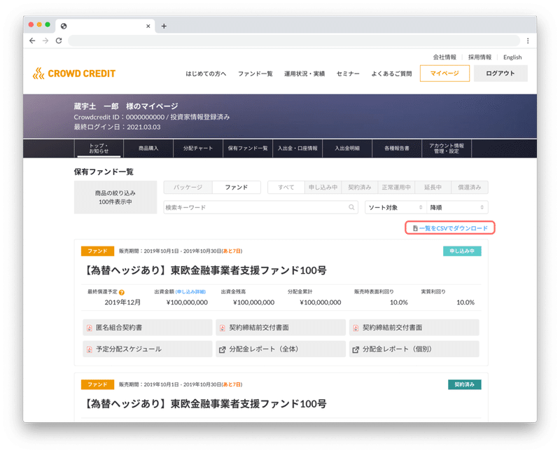 クラウドクレジット改善レポート Crowd Credit Note