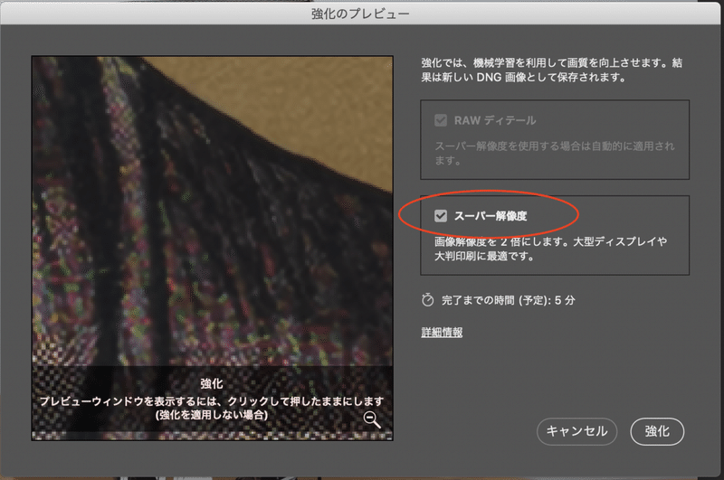 Photoshop新機能スーパー解像度の適用結果を高画素カメラと比較してみた Hirotographer Note