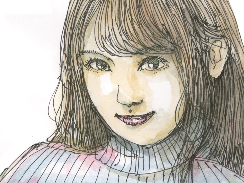 コピー用紙に描く水彩画 武田 満 Note